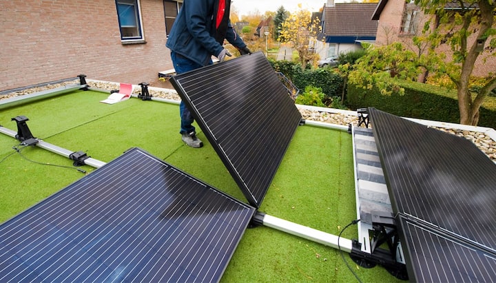 Roofing solar panel installations Mesa